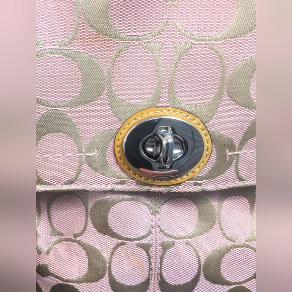 COACH Signature Cassie Turnlock Shoulder Bag - Picture 7 of 15